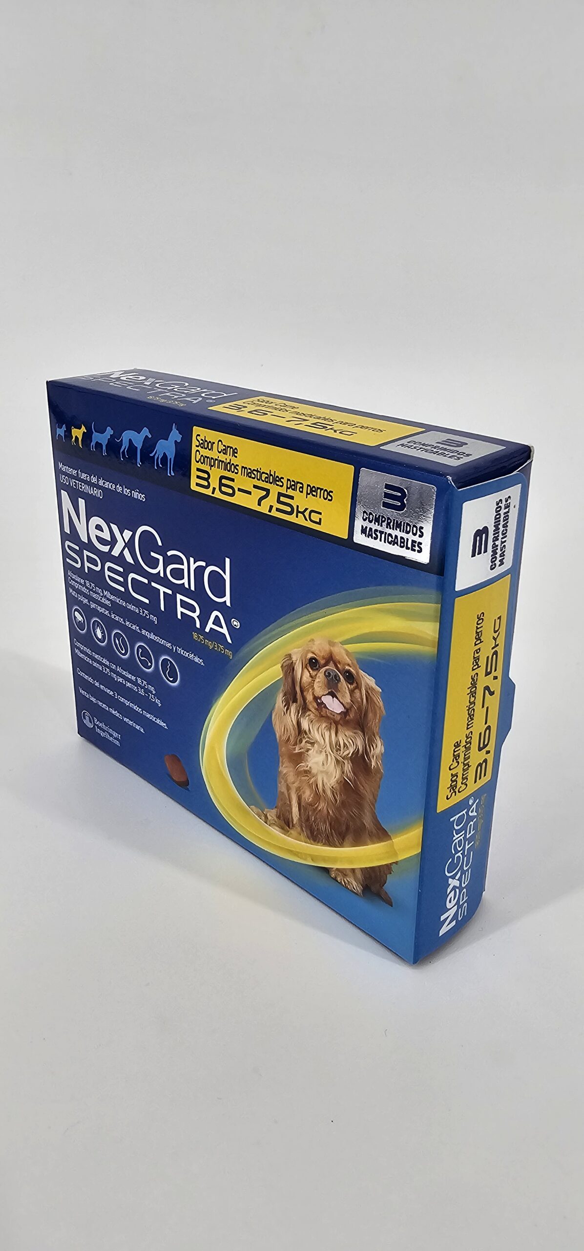 NEXGARD SPECTRA 3.6 - 7.5 KG X 3 (CPR) - Imagen 3