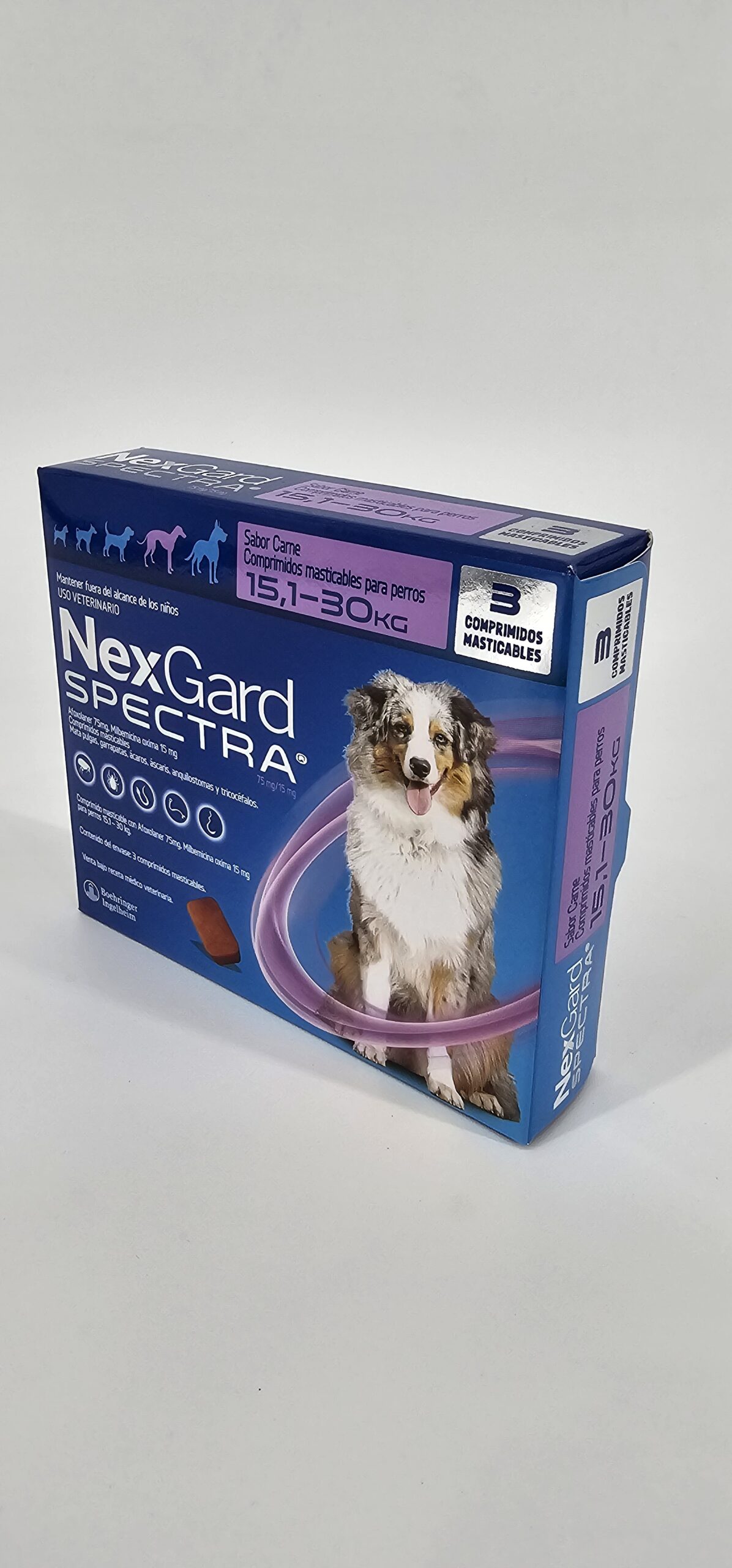 NEXGARD SPECTRA 15.1 - 30 KG X 3 (CPR) - Imagen 3