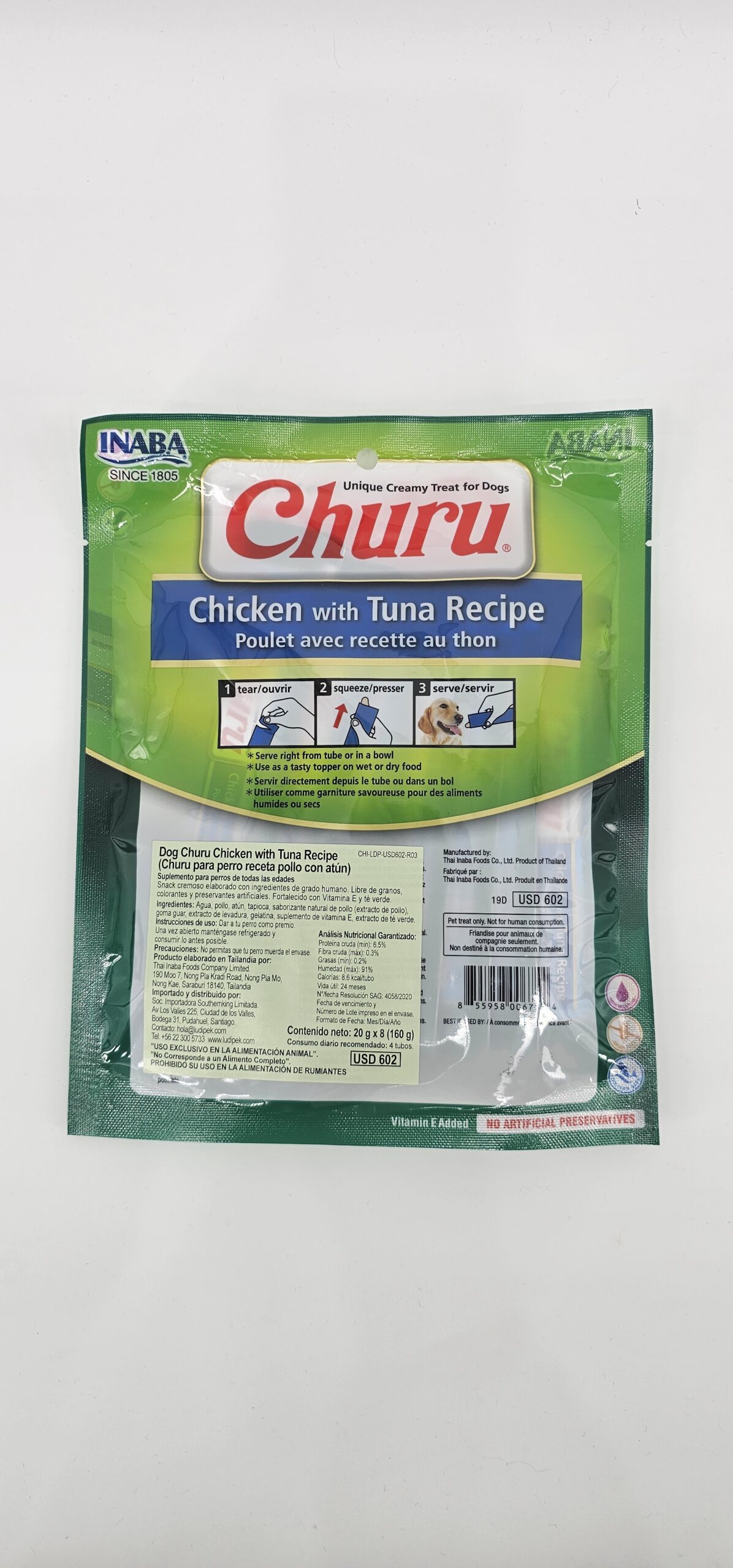 CHURU PERRO POLLO CON ATUN 20 GR X 8 (U) - Imagen 2