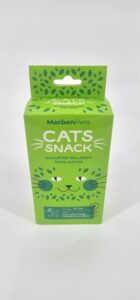 MARBENPETS CATS SNACK SALMON CON HIERBA GATERA 80 GR