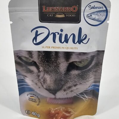 LEONARDO GATO DRINK SALMON 40 GR