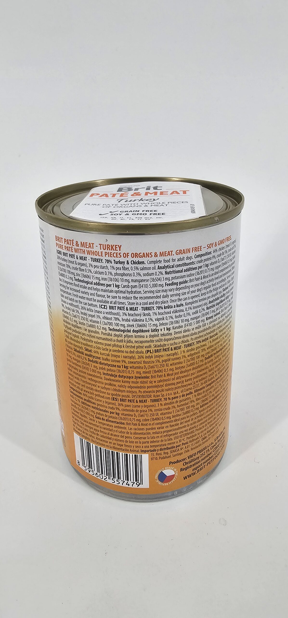BRIT PERRO LATA PATE & MEAT PAVO 400 GR - Imagen 2