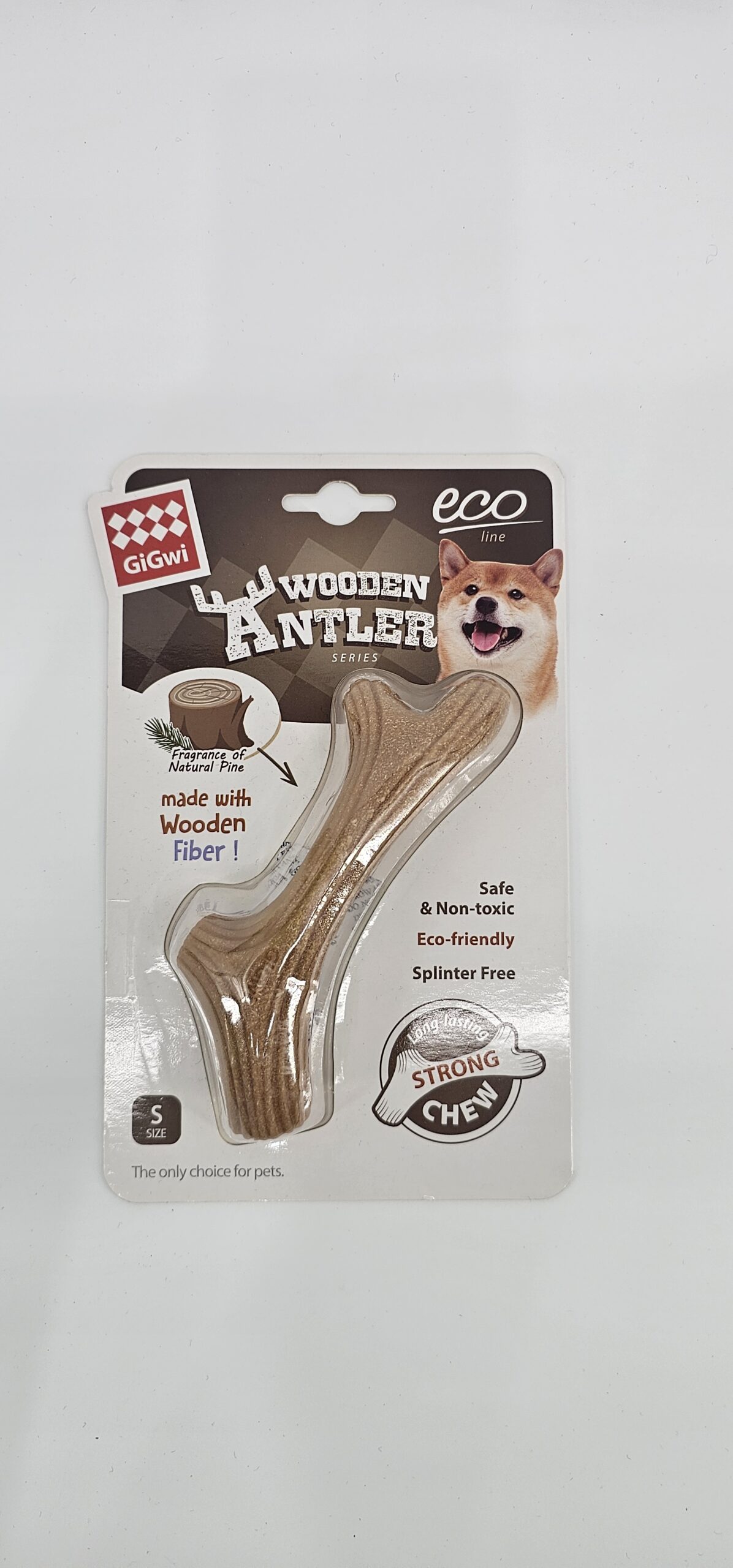 GIGWI WOODEN ANTLER S