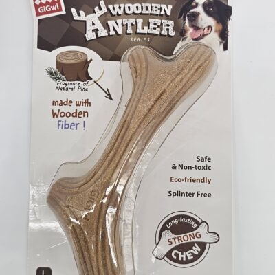 GIGWI WOODEN ANTLER L