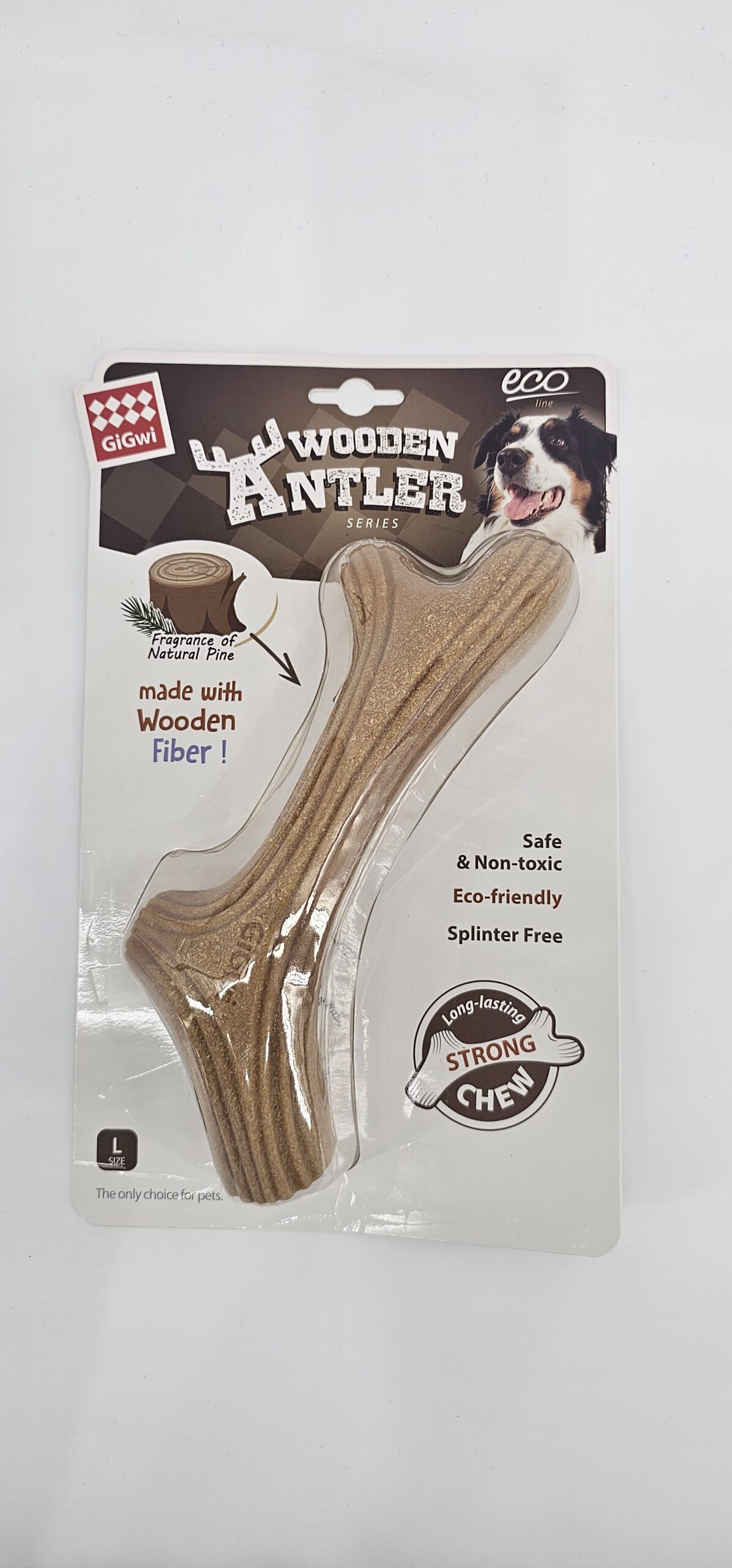 GIGWI WOODEN ANTLER L