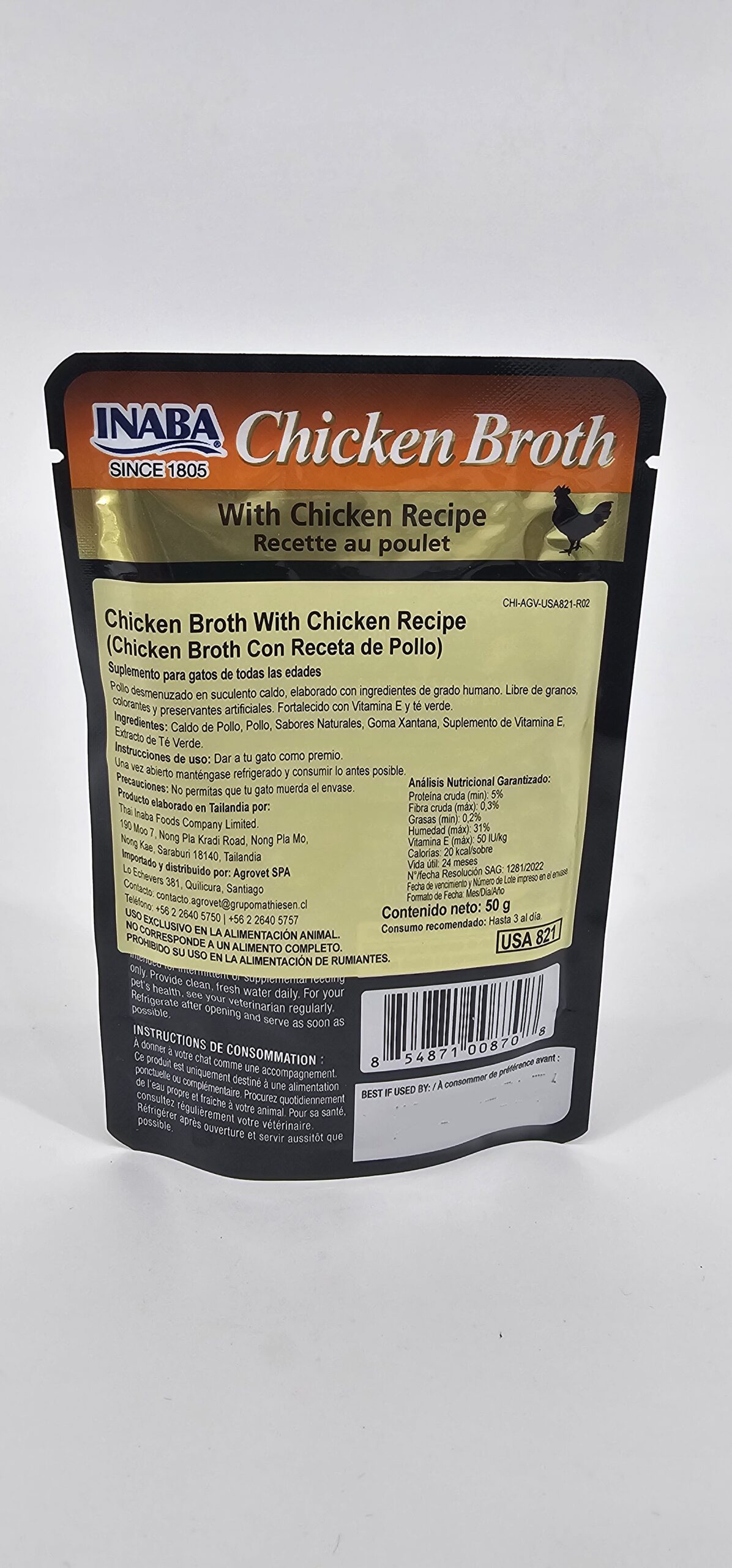 INABA CHICKEN BROTH POLLO 50 GR - Imagen 2