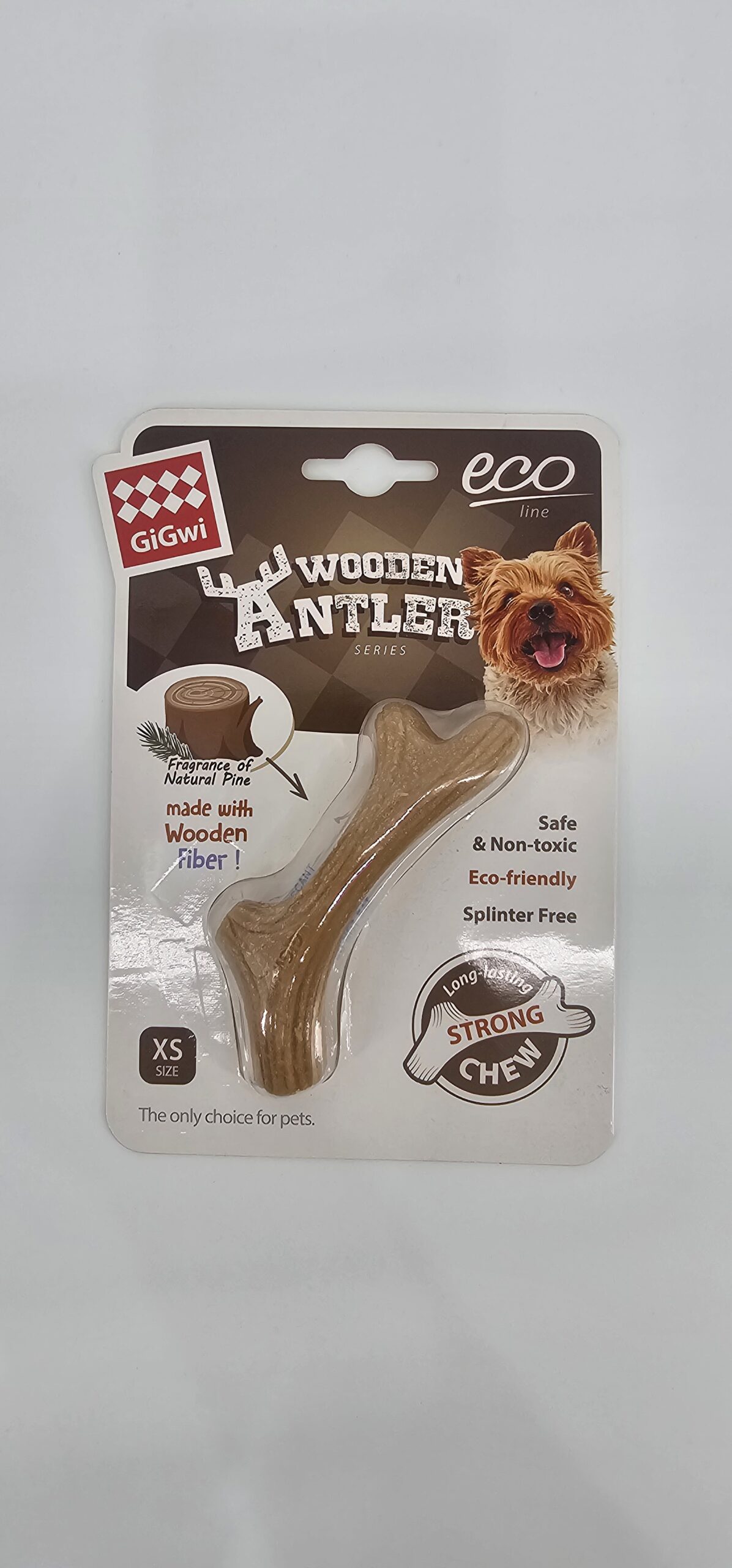 GIGWI WOODEN ANTLER XS