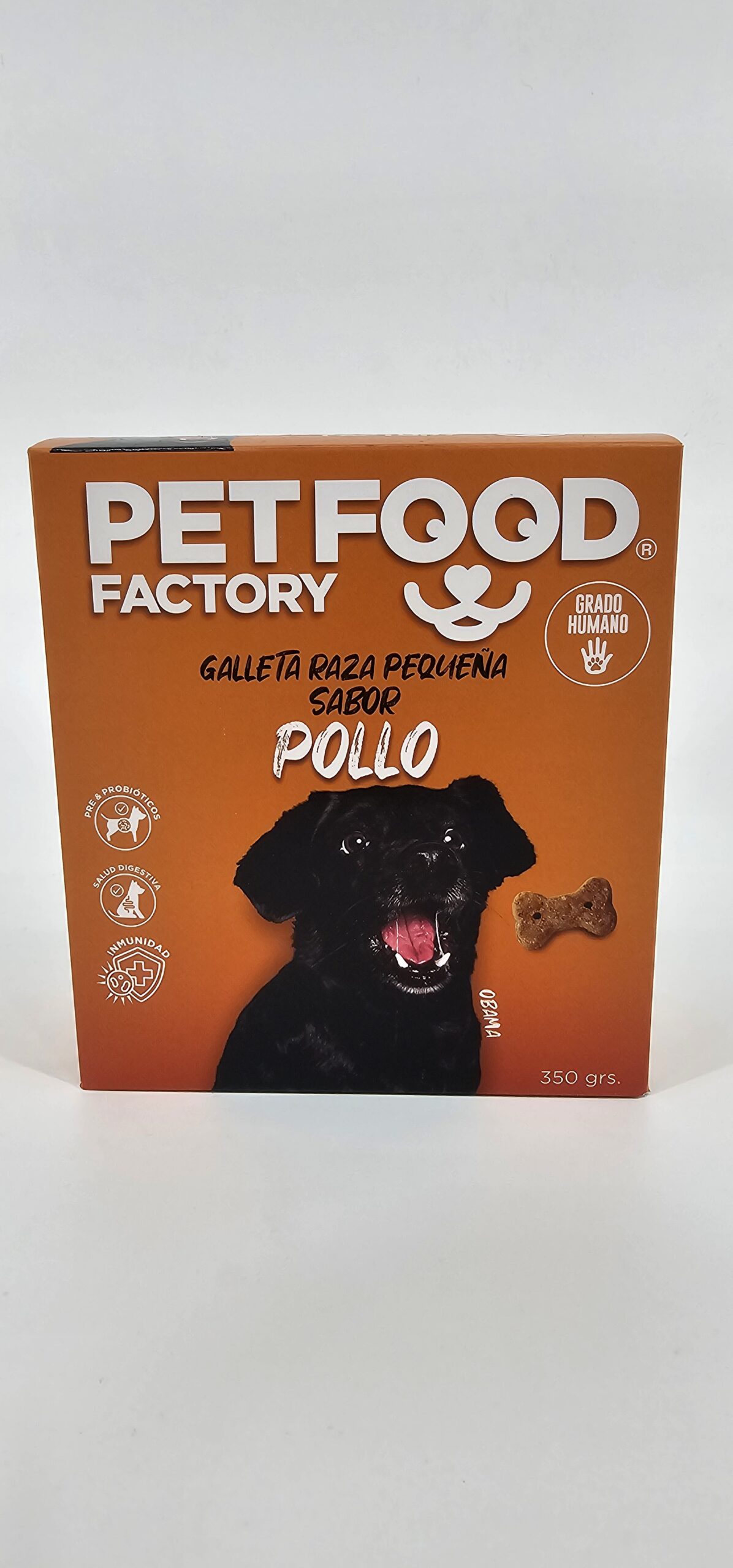 PETFOOD FACTORY GALLETA PERRO RAZA PEQUEÑA POLLO 350 GR