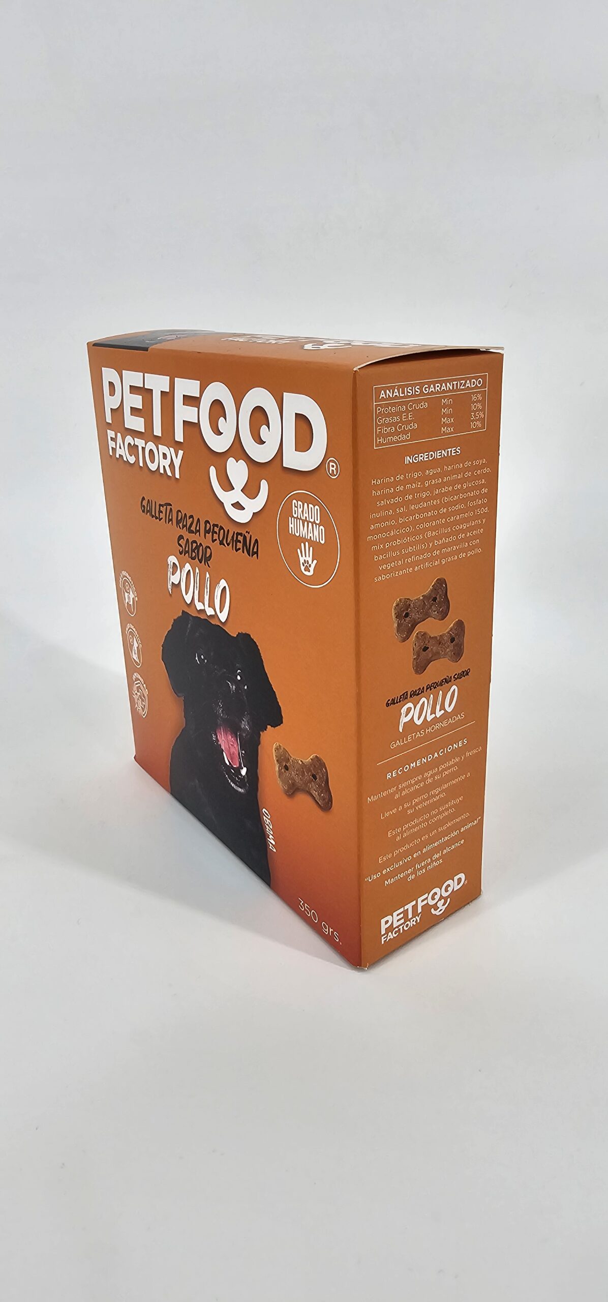 PETFOOD FACTORY GALLETA PERRO RAZA PEQUEÑA POLLO 350 GR - Imagen 3