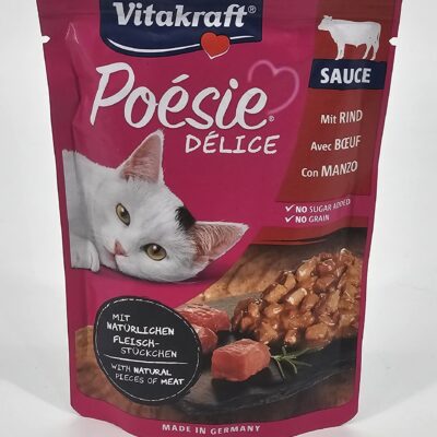VITAKRAFT GATO POESIE DELICE POUCH TERNERA 85 GR