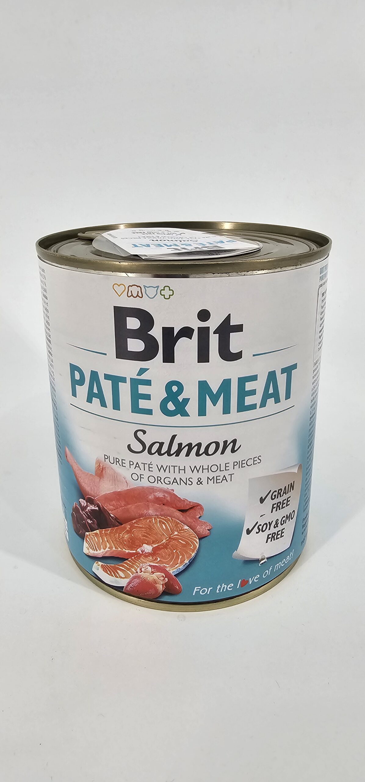 BRIT PERRO LATA PATE & MEAT SALMON 800 GR