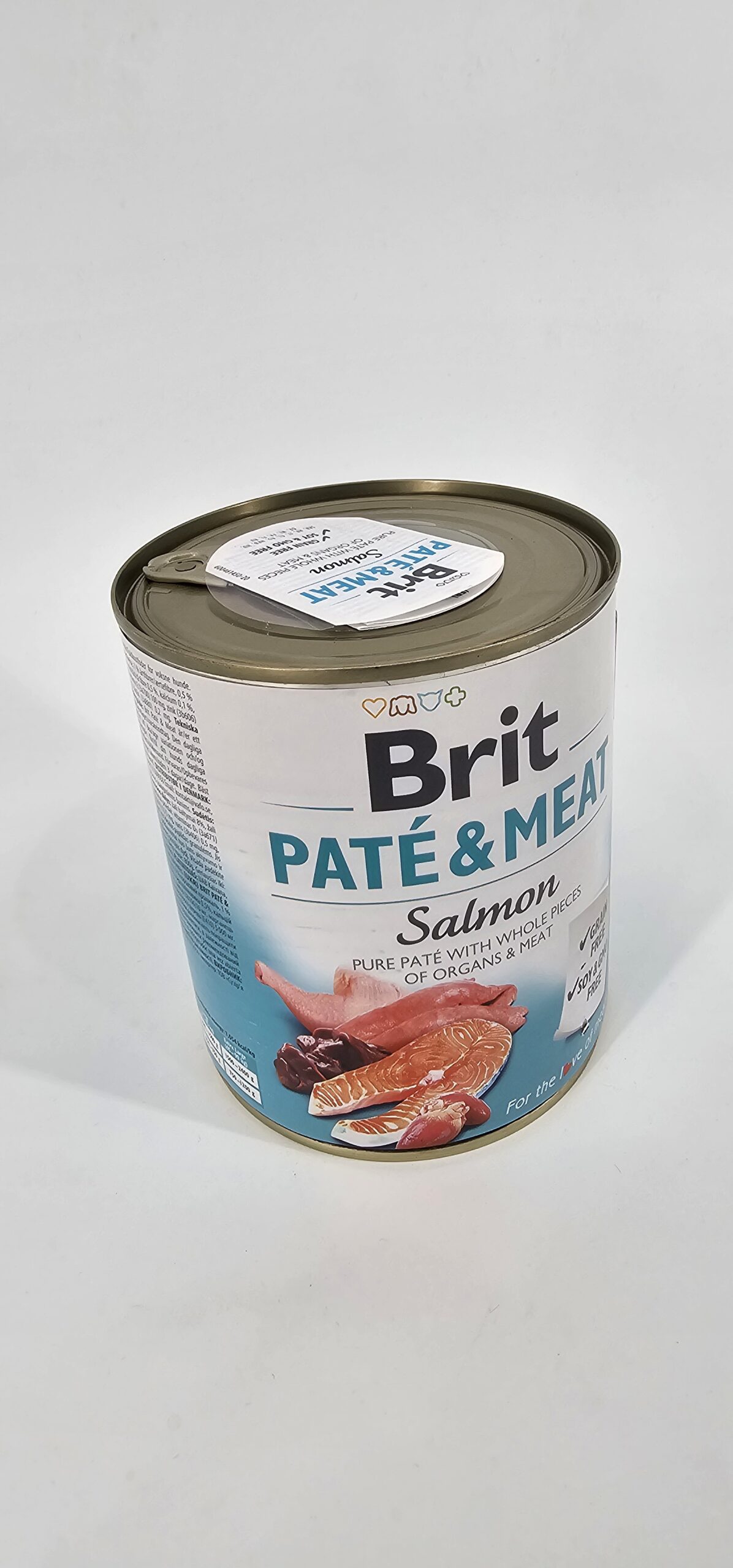 BRIT PERRO LATA PATE & MEAT SALMON 800 GR - Imagen 3