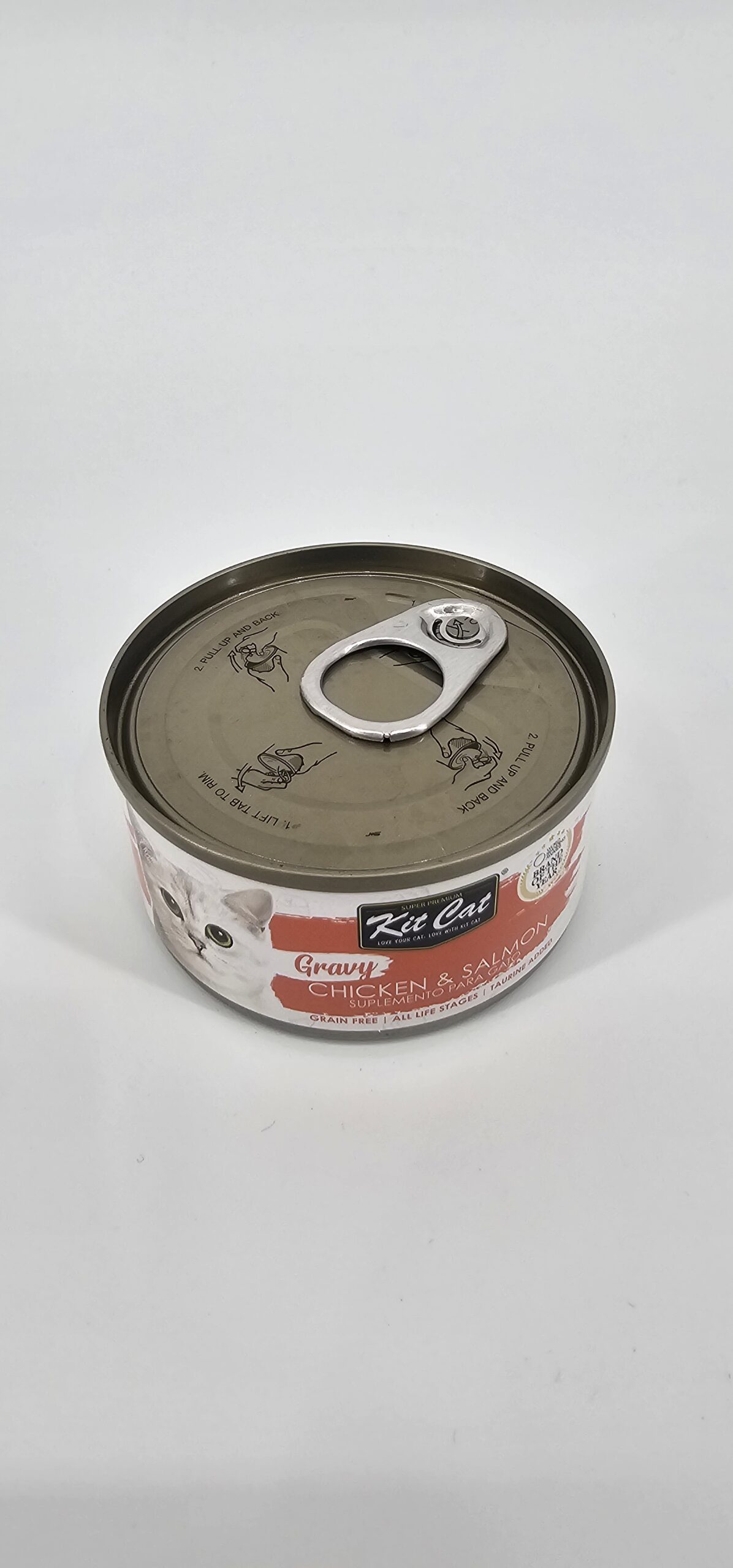 KIT CAT GATO LATA GRAVY POLLO Y SALMON 70 GR - Imagen 2