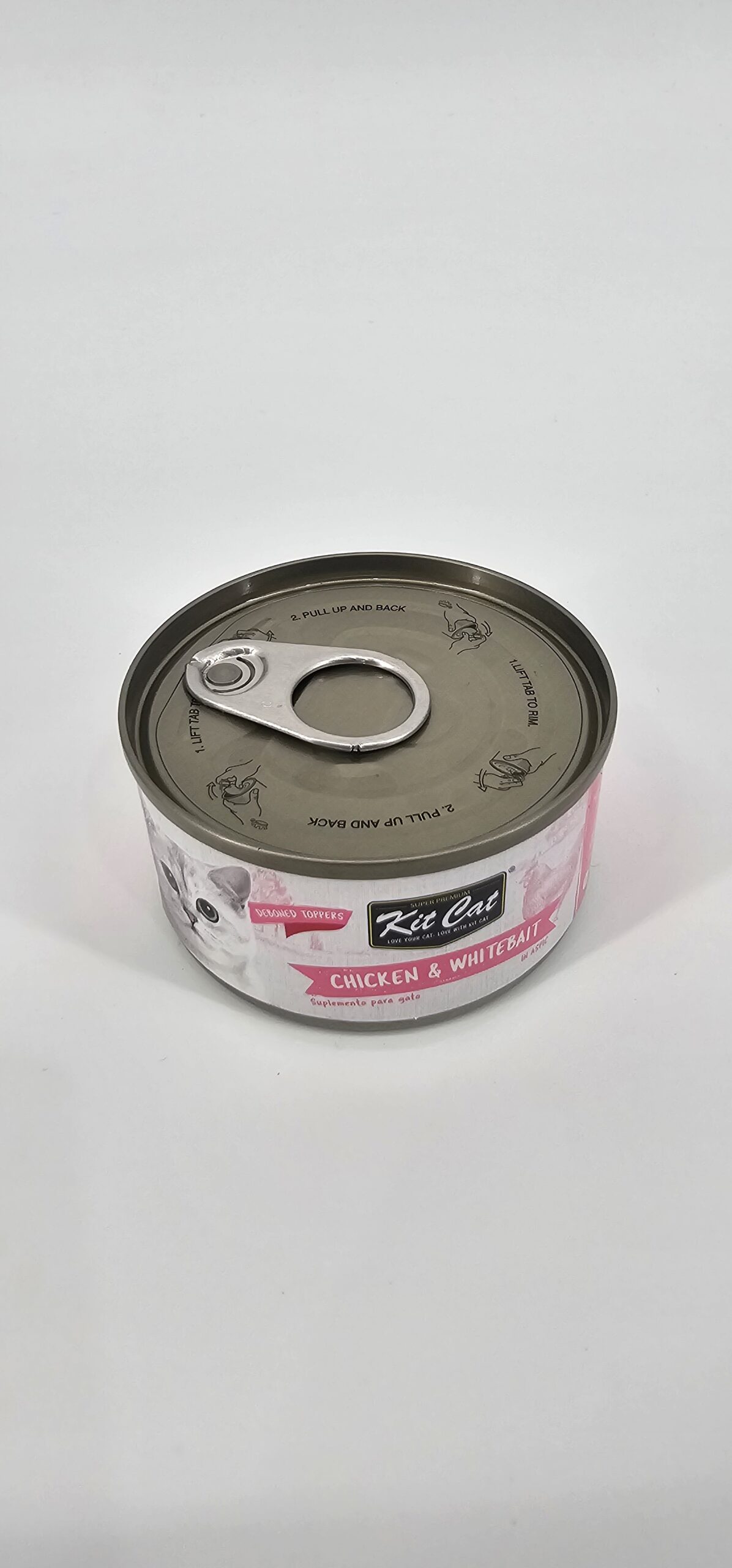 KIT CAT GATO LATA POLLO Y WHITEBAIT 70 GR - Imagen 2