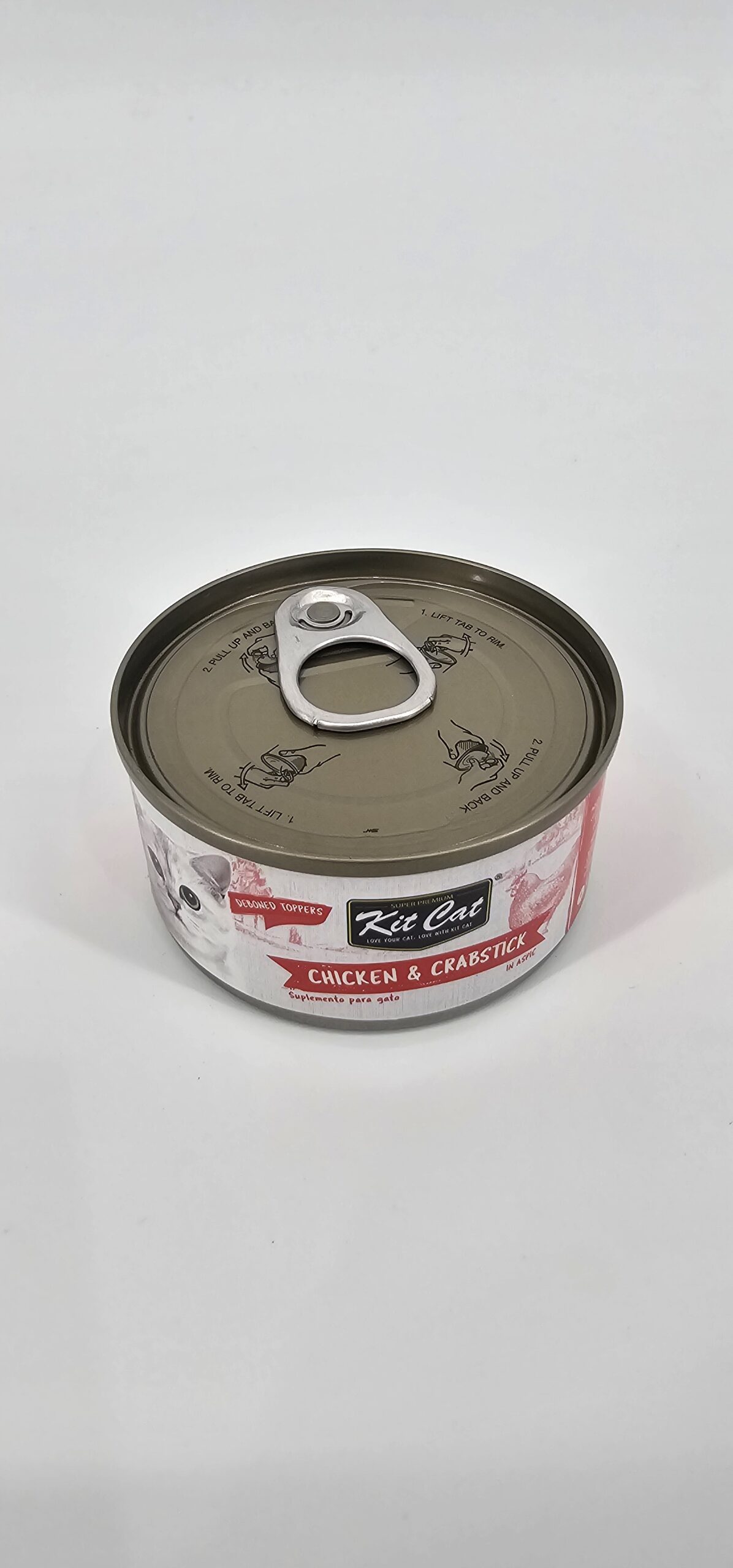 KIT CAT GATO LATA POLLO Y CANGREJO 70 GR - Imagen 2