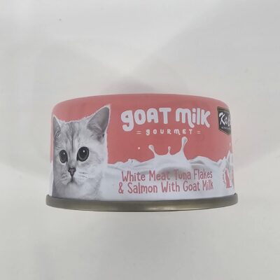 KIT CAT LATA GATO GOAT MILK GOURMET ATUN Y SALMON 70 GR