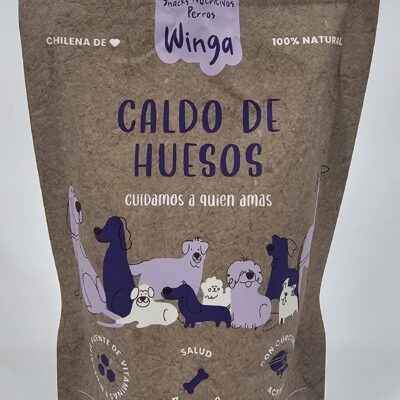 WINGA PERRO CALDO DE HUESOS 250 GR
