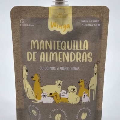 WINGA SNACK MANTEQUILLA DE ALMENDRAS 250 GR