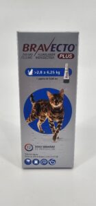 BRAVECTO PLUS GATOS 2.8 - 6.25 KG