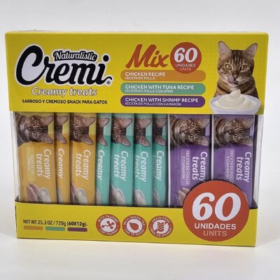 NATURALISTIC CREMI CREAMY TREATS MIX X 60 (U)