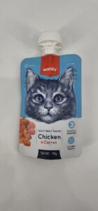 WANPY GATO SNACK POLLO Y ZANAHORIA 90 GR