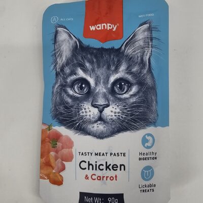 WANPY PERRO SNACK POLLO ZANAHORIA Y ARVEJAS 90 GR