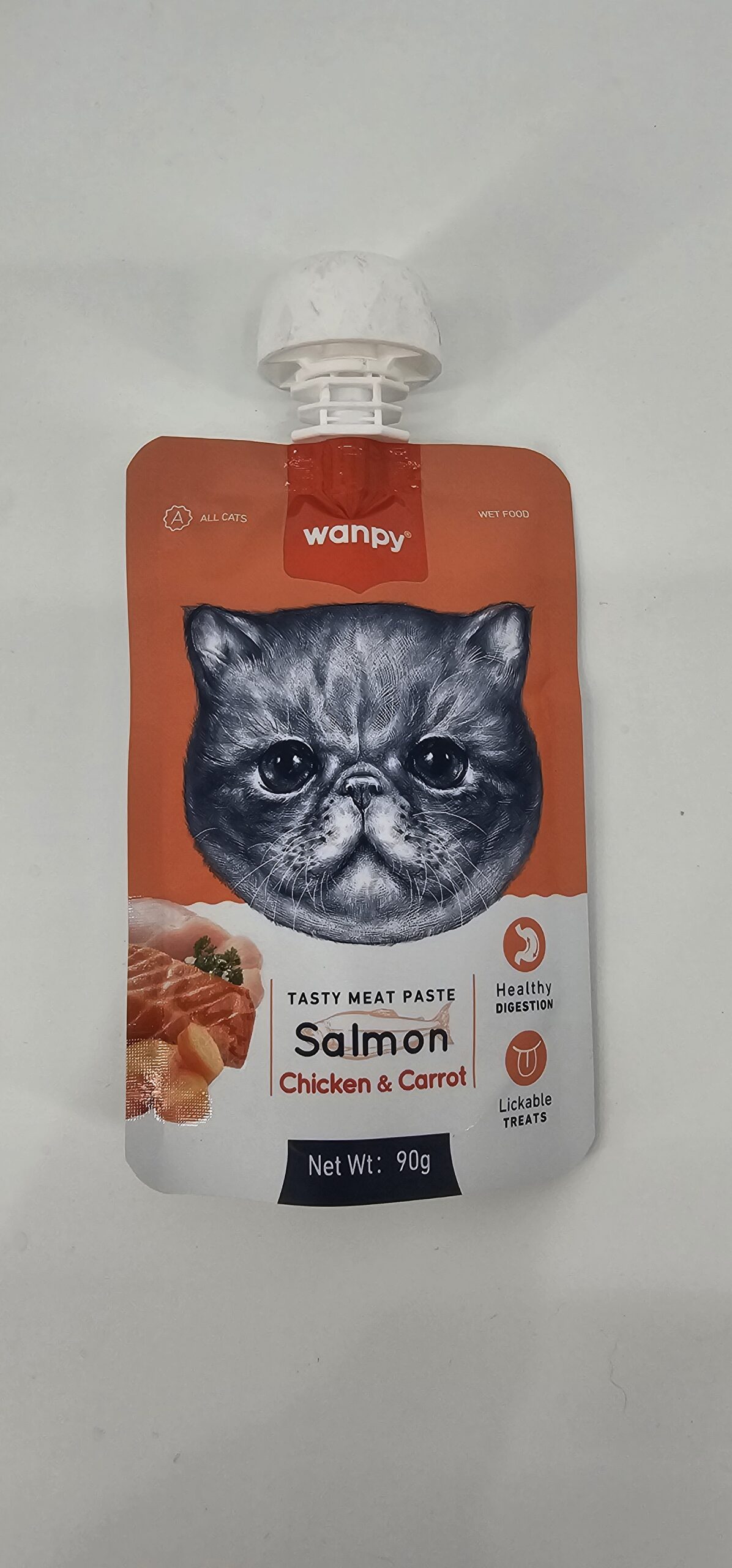 WANPY GATO SNACK PATO Y ZAPALLO 90 GR