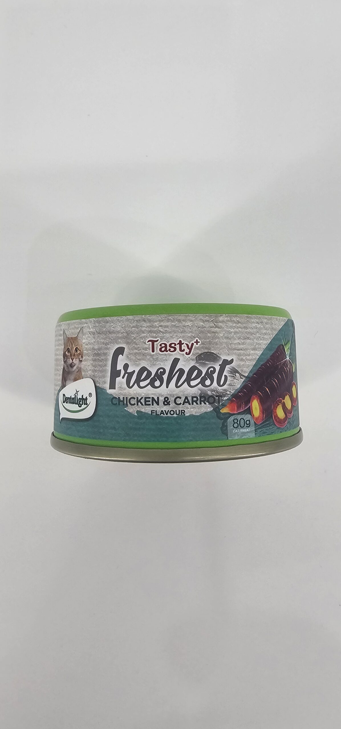TASTY FRESHEST LATA GATO POLLO Y ZANAHORIA 80 GR
