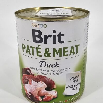 BRIT PERRO LATA PATE & MEAT PATO 800 GR