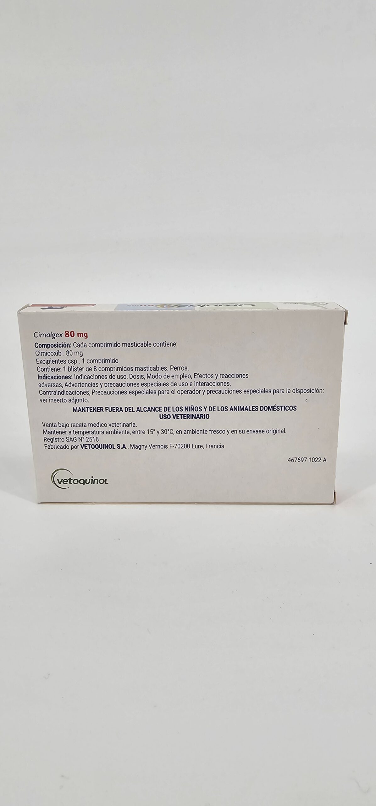 CIMALGEX 80 MG X 8 (CPR) - Imagen 2