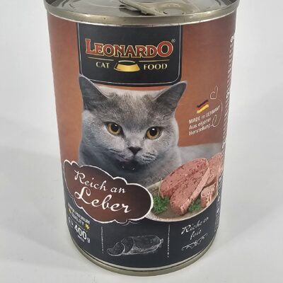 LEONARDO GATO LATA HIGADO 400 GR