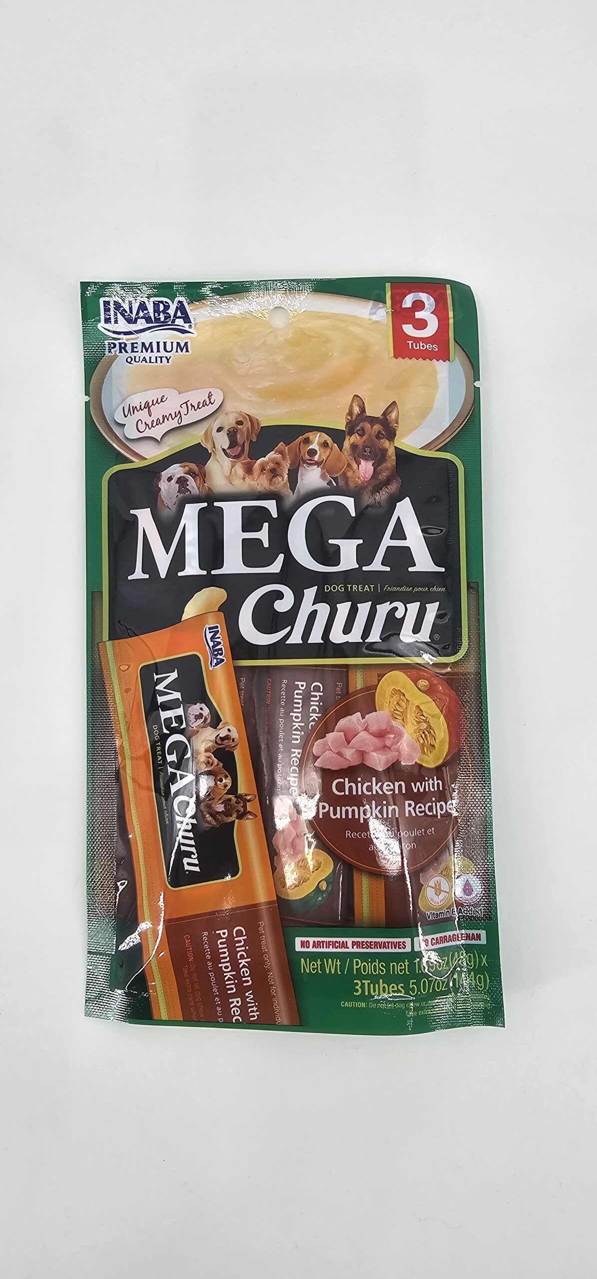 MEGA CHURU PERRO POLLO Y ZAPALLO 150 GR