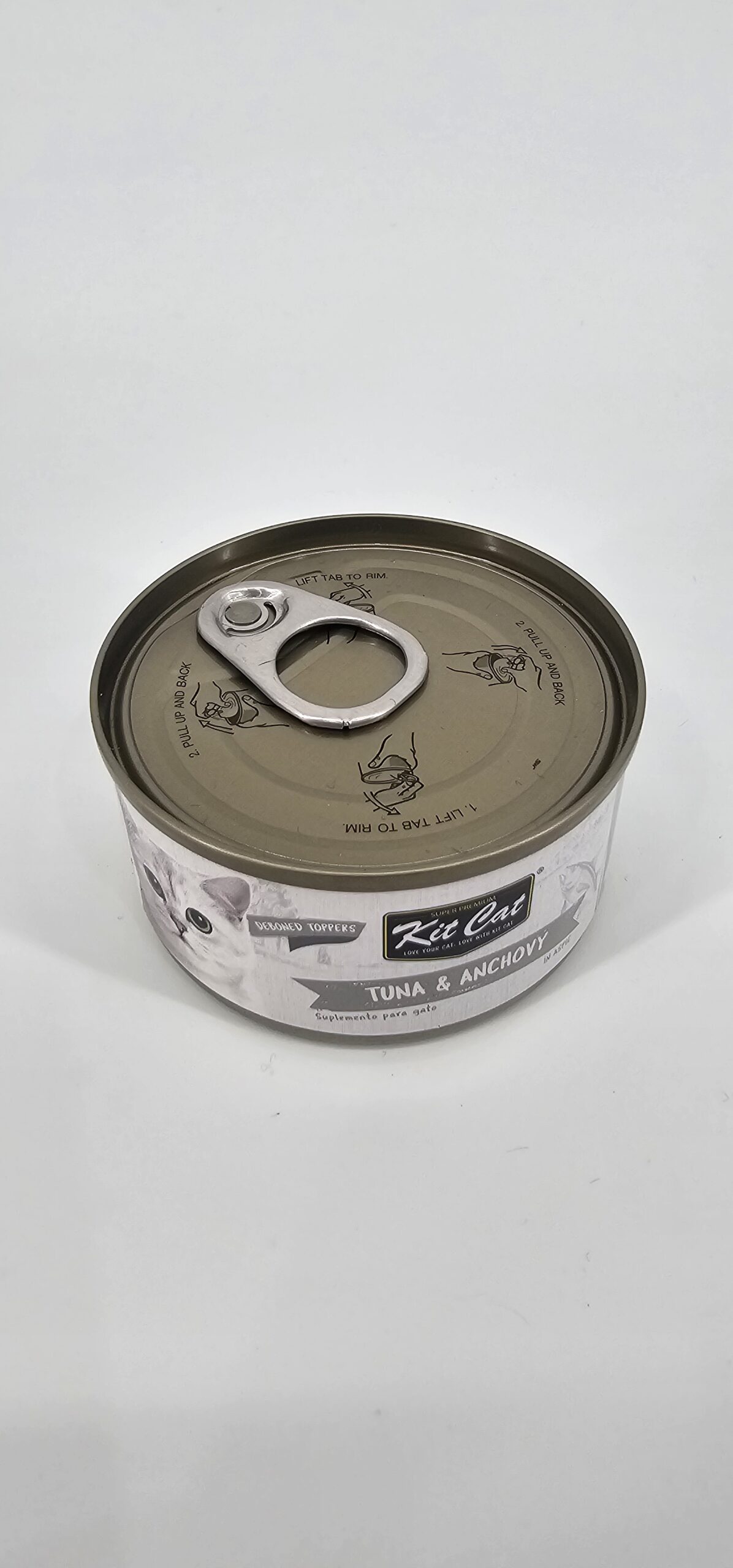 KIT CAT GATO LATA ATUN Y ANCHOAS 80 GR - Imagen 2