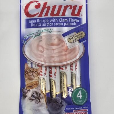 CHURU GATO ATUN Y ALMEJA 56 GR