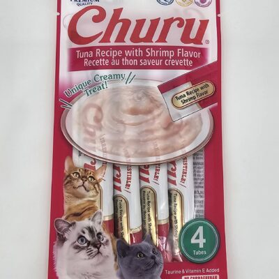 CHURU GATO ATUN Y CAMARON 56 GR