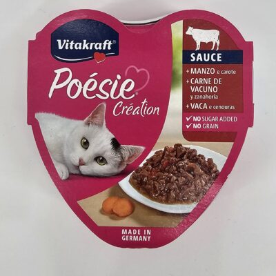 VITAKRAFT POESIE CREATION CARNE DE VACUNO Y ZANAHORIA 85 GR