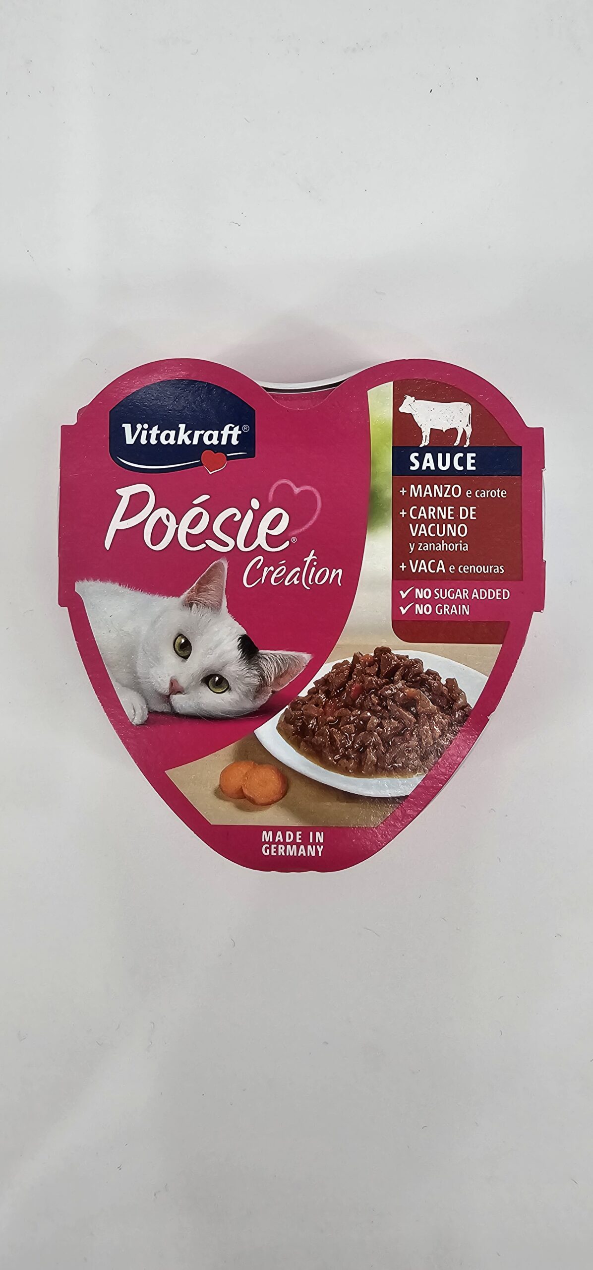 VITAKRAFT POESIE CREATION CARNE DE VACUNO Y ZANAHORIA 85 GR