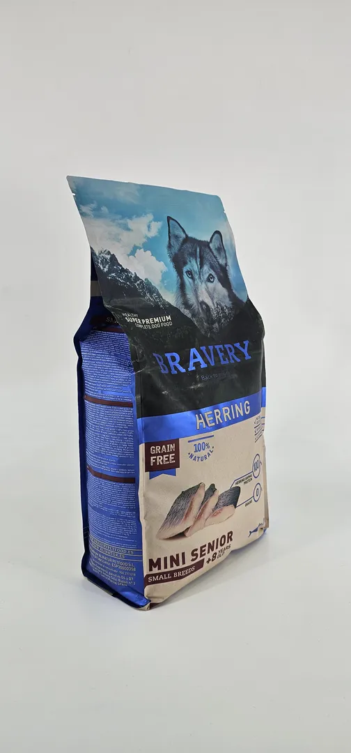 BRAVERY PERRO SMALL BREEDS ARENQUE MINI SENIOR 2 KG - Imagen 3