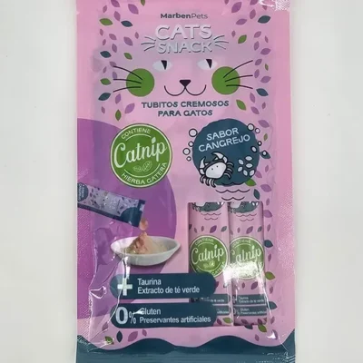 MARBENPETS CATS SNACK CANGREJO 15 GR X 4 (U)