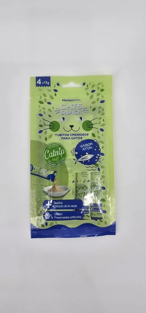 MARBENPETS CATS SNACK ATUN 15 GR X 4 (U)