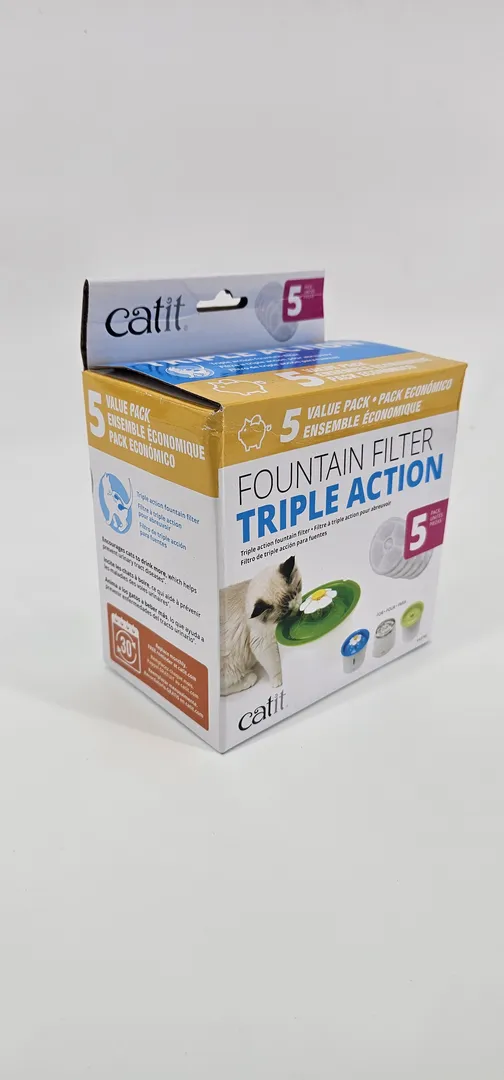CATIT FILTRO FUENTE TRIPLE ACCION PACK X 5 (U) - Imagen 3
