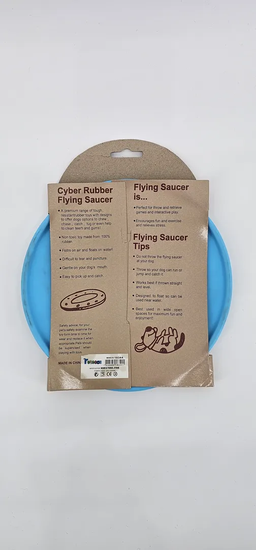 CYBER RUBBER FLYING SAUCER FRISBEE SMALL - Imagen 2