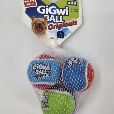 GIGWI BALL ORIGINALS PELOTAS S PACK X 3 (U)