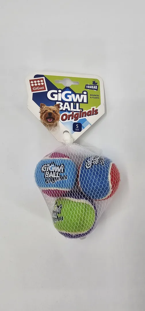 GIGWI BALL ORIGINALS PELOTAS S PACK X 3 (U)