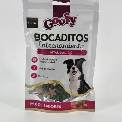 GOOFY BOCADITOS ENTRENAMIENTO VITALIDAD MIX DE SABORES 70 GR