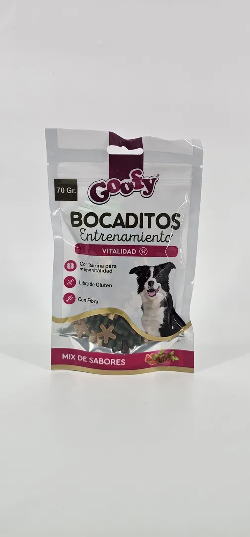 GOOFY BOCADITOS ENTRENAMIENTO VITALIDAD MIX DE SABORES 70 GR