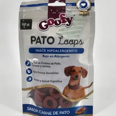 GOOFY PATO LOOPS SNACK HIPOALERGENICO 60 GR