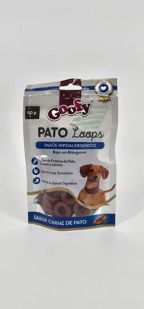 GOOFY PATO LOOPS SNACK HIPOALERGENICO 60 GR