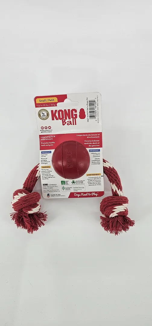 KONG BALL CON CUERDA DE ALGODON - Imagen 2