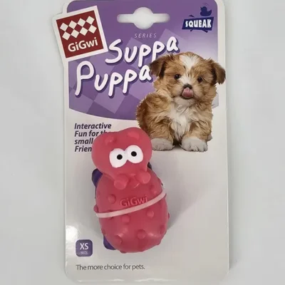 GIGWI SUPPA PUPPA JUGUETE XS ROSADO